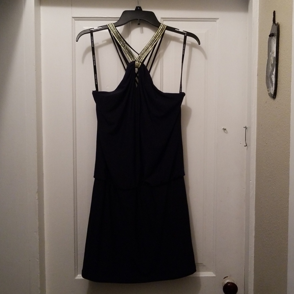 Navy and Gold dress